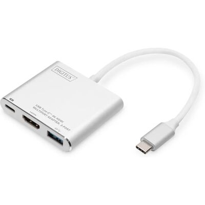 Digitus USB Grafikkort Adapter - 4K HDMI, USB-C, Multiport Digitus USB Grafikkort Adapter - 4K HDMI, USB-C, Multiport