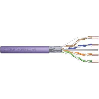 Câble réseau Digitus AWG 23/1 Violet 500M Cat6 - F/UTP Blindé Câble réseau Digitus AWG 23/1 Violet 500M Cat6 - F/UTP Blindé