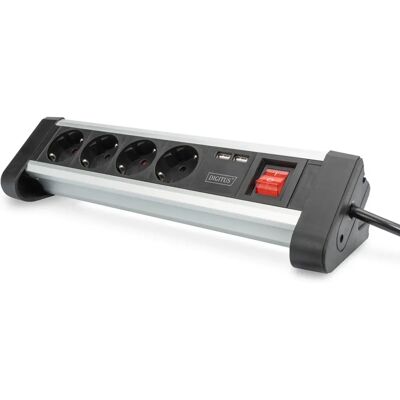 Digitus Steckerleiste - Modell DA-70614 - 4 Steckdosen, USB, 3680W Digitus Steckerleiste - Modell DA-70614 - 4 Steckdosen, USB, 3680W