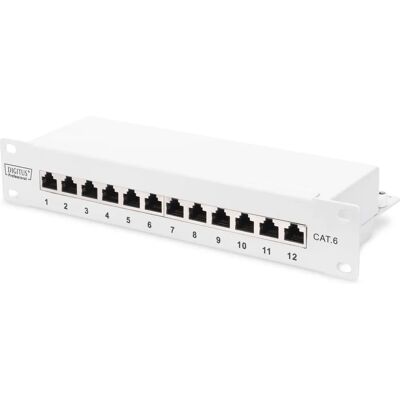 Digitus Professional DN-91612S-G Patch Panel 10" 12 Ports Digitus Professional DN-91612S-G Patch Panel 10" 12 Ports