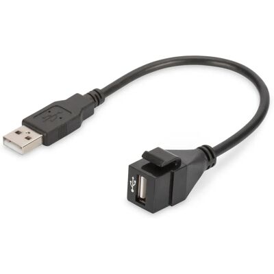 Module Keystone Digitus DN-93402 - USB 2.0 - Noir - Publicité Module Keystone Digitus DN-93402 - USB 2.0 - Noir - Publicité