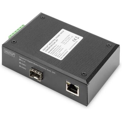 Digitus DN-652103 Convertisseur Médias Gigabit Industriel - Ethernet vers Fibre Digitus DN-652103 Convertisseur Médias Gigabit Industriel - Ethernet vers Fibre