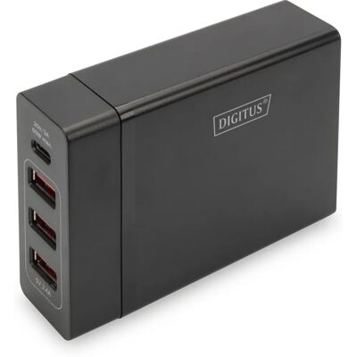 Chargeur Murale Digitus DA-10195 - USB-C, USB-A, 72W - Publicité Chargeur Murale Digitus DA-10195 - USB-C, USB-A, 72W - Publicité