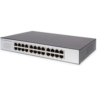 Digitus DN-60021-2 24-Port Fast Ethernet Switch - Grau Digitus DN-60021-2 24-Port Fast Ethernet Switch - Grau