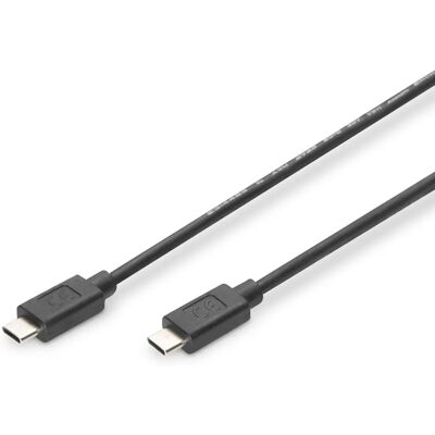 Kabel USB Digitus AK-300155-010-S - 1m USB C Czarny Kabel USB Digitus AK-300155-010-S - 1m USB C Czarny