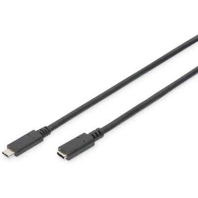 Kabel USB Digitus AK-300210-015-S - 1,5m, Czarny, USB-C & USB 2.0 Kabel USB Digitus AK-300210-015-S - 1,5m, Czarny, USB-C & USB 2.0
