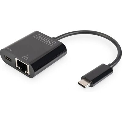 Digitus DN-3027 Nätverksadapter - Gigabit Ethernet & USB-C Digitus DN-3027 Nätverksadapter - Gigabit Ethernet & USB-C