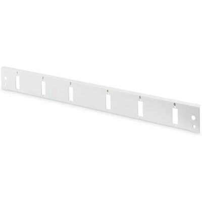 Digitus DN-96203-QL Rack-tillbehör - 1U Svart/Vit Digitus DN-96203-QL Rack-tillbehör - 1U Svart/Vit