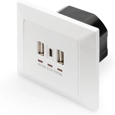 Gniazdo ścienne Digitus by Assmann DA-70618 z USB Gniazdo ścienne Digitus by Assmann DA-70618 z USB