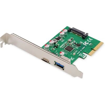 Digitus DS-30225 - Card de interfață - Gri - PCIe USB 3.2 Gen 2 Digitus DS-30225 - Card de interfață - Gri - PCIe USB 3.2 Gen 2