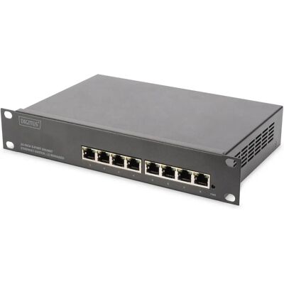 Interruptor Gigabit Ethernet de 8 puertos - Gestionado - Negro Interruptor Gigabit Ethernet de 8 puertos - Gestionado - Negro