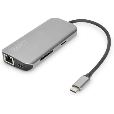 Digitus DA-70884 Laptop-Dockingstation - USB-C, Aluminium Digitus DA-70884 Laptop-Dockingstation - USB-C, Aluminium
