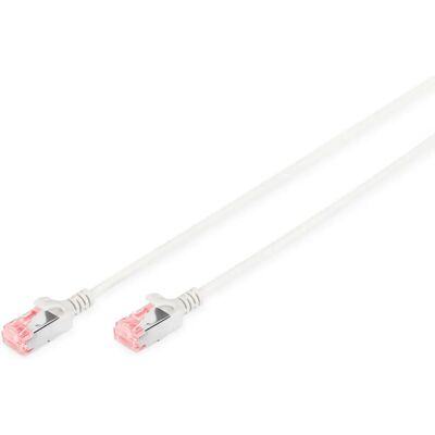 Digitus - Cavo di rete - Grigio - 0,5m - Cat6 U/FTP - Patch sottile Digitus - Cavo di rete - Grigio - 0,5m - Cat6 U/FTP - Patch sottile