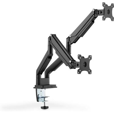 Digitus Black Dual Monitor Mount - Supports 15-32" Screens - Adjustable & Swivels Digitus Black Dual Monitor Mount - Supports 15-32" Screens - Adjustable & Swivels