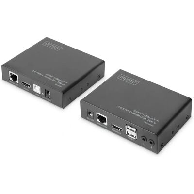 Digitus DS-55505 - Extender Set - KVM / Audio / Usb - Schwarz - HDMI 4K - 100m Digitus DS-55505 - Extender Set - KVM / Audio / Usb - Schwarz - HDMI 4K - 100m