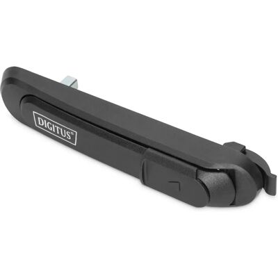 Accessoire de rack Digitus - Poignée pivotante noire avec serrure 19" - Publicité Accessoire de rack Digitus - Poignée pivotante noire avec serrure 19" - Publicité