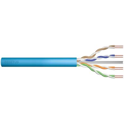 Digitus AWG23/1 Netzwerkkabel - Blau - 50m - Kat 6A U/UTP Digitus AWG23/1 Netzwerkkabel - Blau - 50m - Kat 6A U/UTP