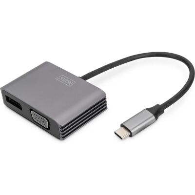 Digitus DA-70827 USB-Grafikadapter - 4K, VGA, DisplayPort Digitus DA-70827 USB-Grafikadapter - 4K, VGA, DisplayPort