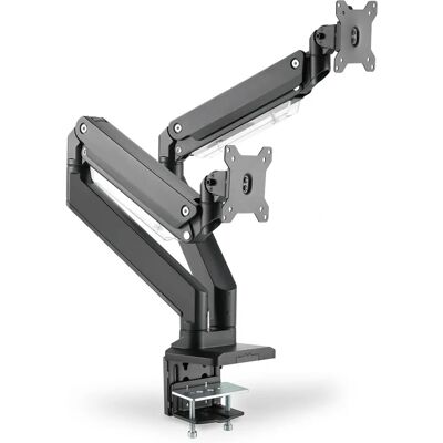 Supporto da tavolo Digitus DA-90427 - Per 2 monitor - Nero Supporto da tavolo Digitus DA-90427 - Per 2 monitor - Nero