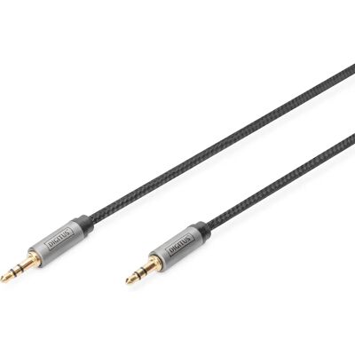 Digitus Schwarzes 1m 3,5mm Audiokabel Digitus Schwarzes 1m 3,5mm Audiokabel