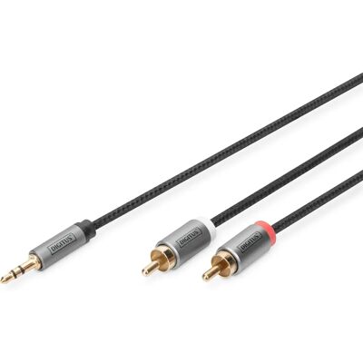 Digitus Marque Modèle - Câble Audio 1m - Noir - Câble Audio - Publicité Digitus Marque Modèle - Câble Audio 1m - Noir - Câble Audio - Publicité