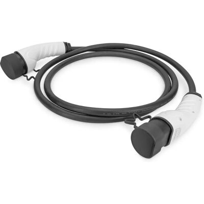 Kabel Ładowania Pojazdów Elektrycznych Digitus - Typ 2 do Typ 2 - 7,5 m - Czarny - Kabel ładowania EV Kabel Ładowania Pojazdów Elektrycznych Digitus - Typ 2 do Typ 2 - 7,5 m - Czarny - Kabel ładowania EV