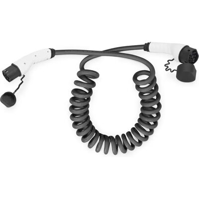 Kabel ładowania pojazdów elektrycznych Digitus - Spiralny Type 2 - 10 m - Czarny Kabel ładowania pojazdów elektrycznych Digitus - Spiralny Type 2 - 10 m - Czarny