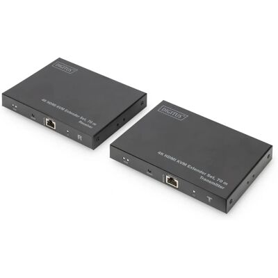 Digitus DS-55513 Schwarzer 4K HDMI KVM Extender - Sender & Empfänger Digitus DS-55513 Schwarzer 4K HDMI KVM Extender - Sender & Empfänger