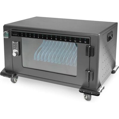Digitus DN-45003 Ladestation Organizer - Robustes Metall Schwarz Digitus DN-45003 Ladestation Organizer - Robustes Metall Schwarz