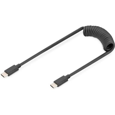 Câble USB-C Digitus - 1m - Noir - USB 2.0 - Prend en charge Power Delivery - Publicité Câble USB-C Digitus - 1m - Noir - USB 2.0 - Prend en charge Power Delivery - Publicité