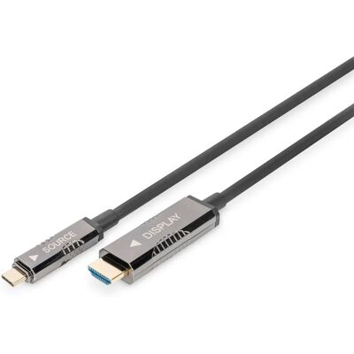 Digitus 4K USB-C do HDMI Adapter Kabel 20m - Kabel wideo Digitus 4K USB-C do HDMI Adapter Kabel 20m - Kabel wideo