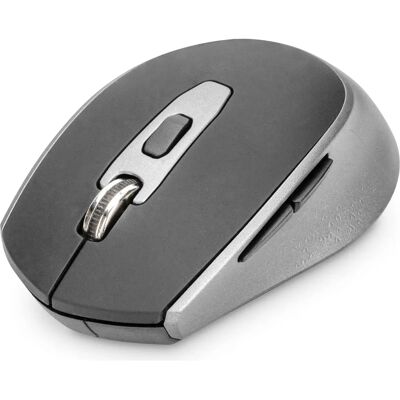 Digitus DA-20162 Kabellose Optische Maus - 6 Tasten, 1600 DPI, Schwarz/Grau Digitus DA-20162 Kabellose Optische Maus - 6 Tasten, 1600 DPI, Schwarz/Grau