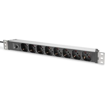 Digitus - DN-95410-IT - 8 enchufes - 1U - Distribuidor de energía Digitus - DN-95410-IT - 8 enchufes - 1U - Distribuidor de energía