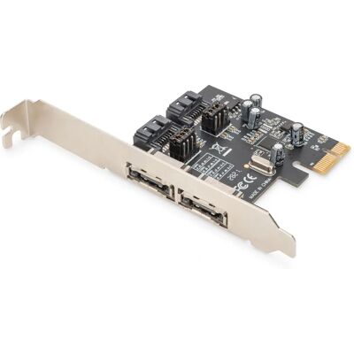 Digitus Model DS-30105 PCIe SATA 2-portowa karta interfejsowa Digitus Model DS-30105 PCIe SATA 2-portowa karta interfejsowa