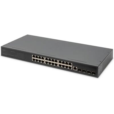 Switch sieciowy Digitus DN-80223 - 24 Porty, L2+, Czarny Switch sieciowy Digitus DN-80223 - 24 Porty, L2+, Czarny