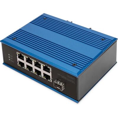 Digitus Industrie Ethernet Switch - 8 Ports - 10/100 Mbps - SFP Digitus Industrie Ethernet Switch - 8 Ports - 10/100 Mbps - SFP