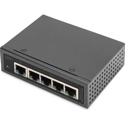 Estensore di rete Digitus DN-651143 - 5 porte, grigio Estensore di rete Digitus DN-651143 - 5 porte, grigio