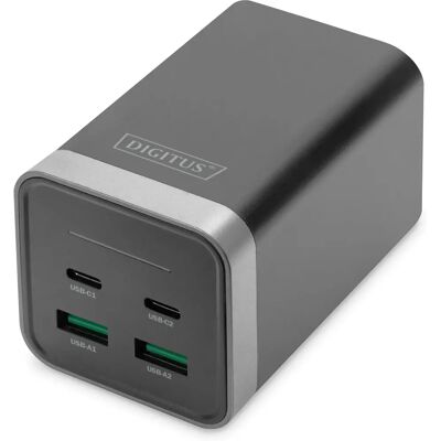 Chargeur USB GaN 4 Ports Digitus DA-10181 - Adaptateur Murale - Publicité Chargeur USB GaN 4 Ports Digitus DA-10181 - Adaptateur Murale - Publicité