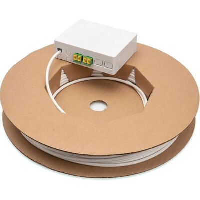 Digitus DN-948050 Boîte de sortie en fibre optique - Fibre, Blanc, 50 m Digitus DN-948050 Boîte de sortie en fibre optique - Fibre, Blanc, 50 m