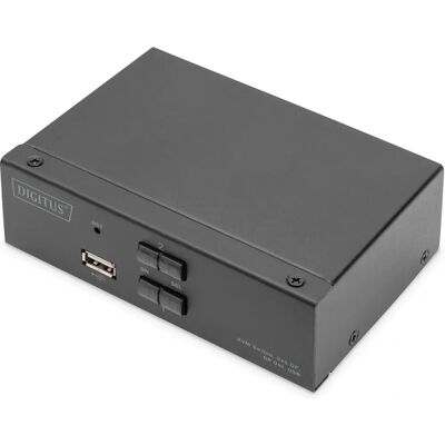Digitus DS-12851 KVM switch - 4K DisplayPort - Black Digitus DS-12851 KVM switch - 4K DisplayPort - Black