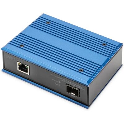 Digitus DN-652104-1 Ipari Hálózati Mediakonverter - 1GbE PoE Digitus DN-652104-1 Ipari Hálózati Mediakonverter - 1GbE PoE