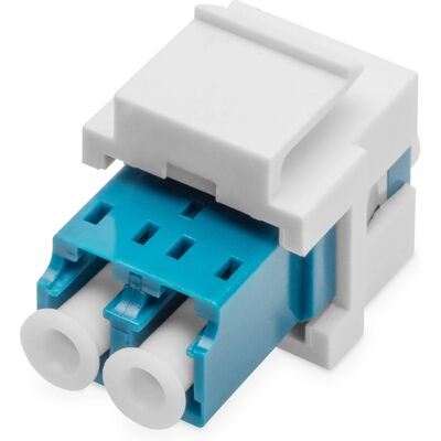 Adaptador de fibra óptica Digitus DN-96007-1-K - LC/LC - Azul - Tipo de red Adaptador de fibra óptica Digitus DN-96007-1-K - LC/LC - Azul - Tipo de red