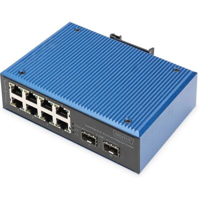 Switch Industriel Digitus DN-651146 - 8 Ports Fast Ethernet Switch Industriel Digitus DN-651146 - 8 Ports Fast Ethernet