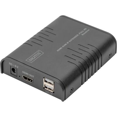Digitus KVM Extender - 1080p 60Hz - Schwarz Digitus KVM Extender - 1080p 60Hz - Schwarz