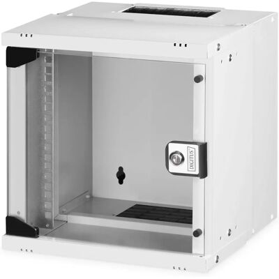 Digitus DN-49100 Falra Szerelt Szekrény Szürke - Rack Szekrény Digitus DN-49100 Falra Szerelt Szekrény Szürke - Rack Szekrény