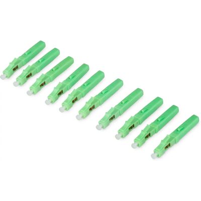 Connecteur fibre optique Digitus DN-FC-9101-APC - LC/APC - Gris - Monomode - 10 pcs - Publicité Connecteur fibre optique Digitus DN-FC-9101-APC - LC/APC - Gris - Monomode - 10 pcs - Publicité