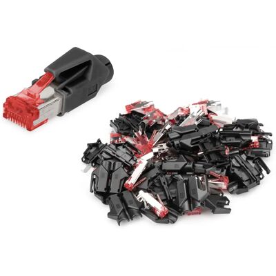 Hirose Electronic A-MO6-8-8-HRS-10 Kábelcsatlakozó - RJ45, árnyékolt, 10 db Hirose Electronic A-MO6-8-8-HRS-10 Kábelcsatlakozó - RJ45, árnyékolt, 10 db