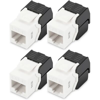Module Keystone Digitus DN-93603-4 - Cat 6, RJ-45, Design plat - Pack de 4 Module Keystone Digitus DN-93603-4 - Cat 6, RJ-45, Design plat - Pack de 4