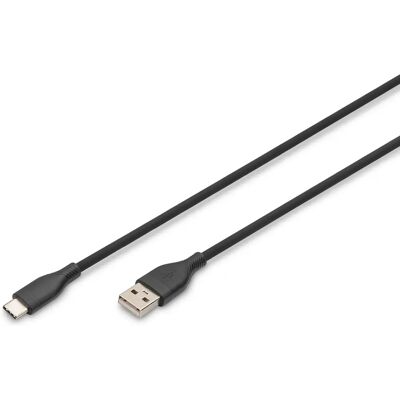 Câble USB Digitus - 0,5m silicone USB 2.0, noir - Publicité Câble USB Digitus - 0,5m silicone USB 2.0, noir - Publicité