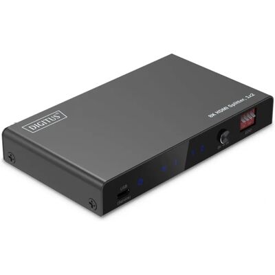 Digitus 8K HDMI Splitter - 2x HDMI - HDR - EDID Digitus 8K HDMI Splitter - 2x HDMI - HDR - EDID